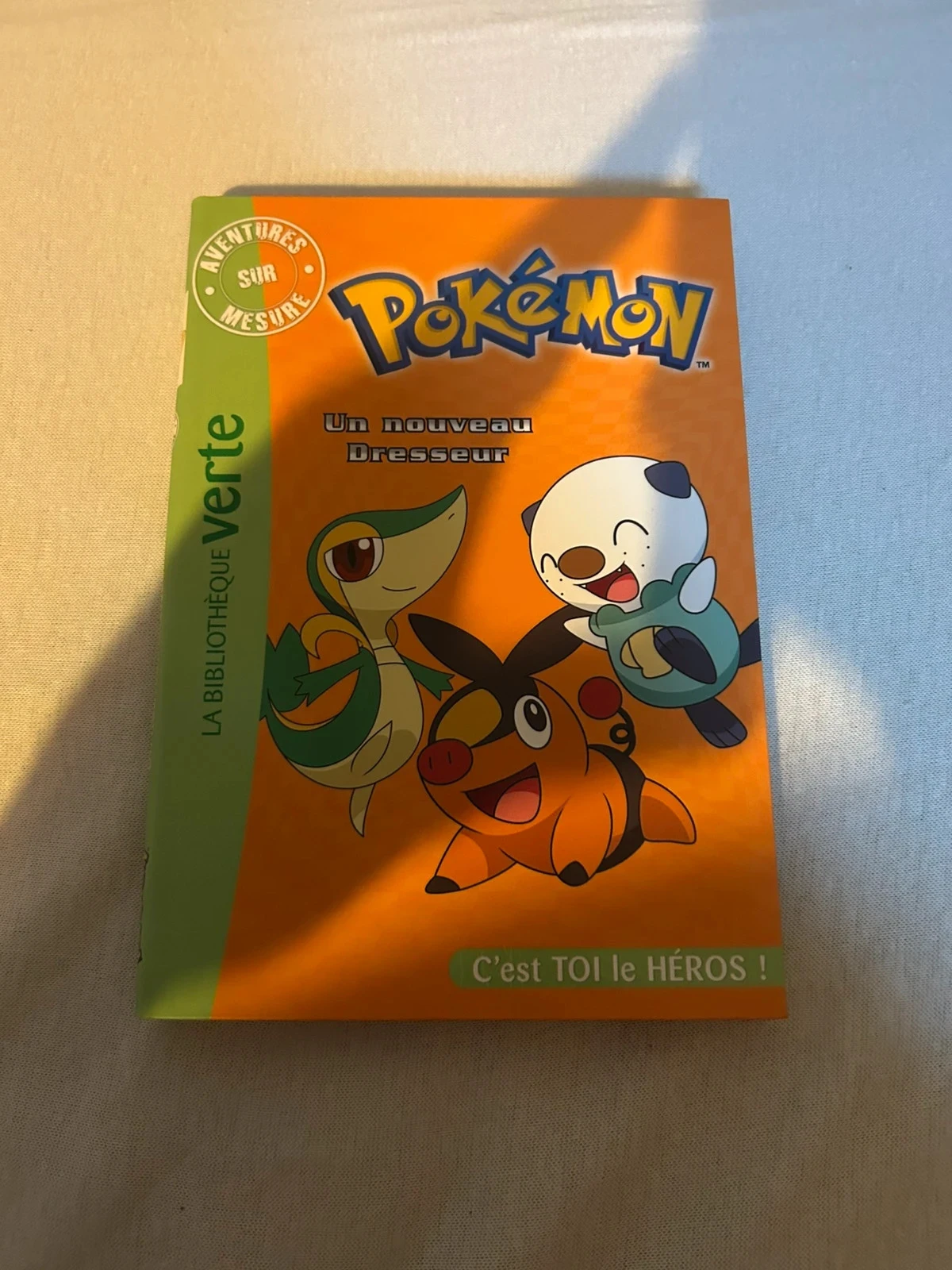 Livre Pokémon Un nouveau dresseur "Aventures sur mesure"